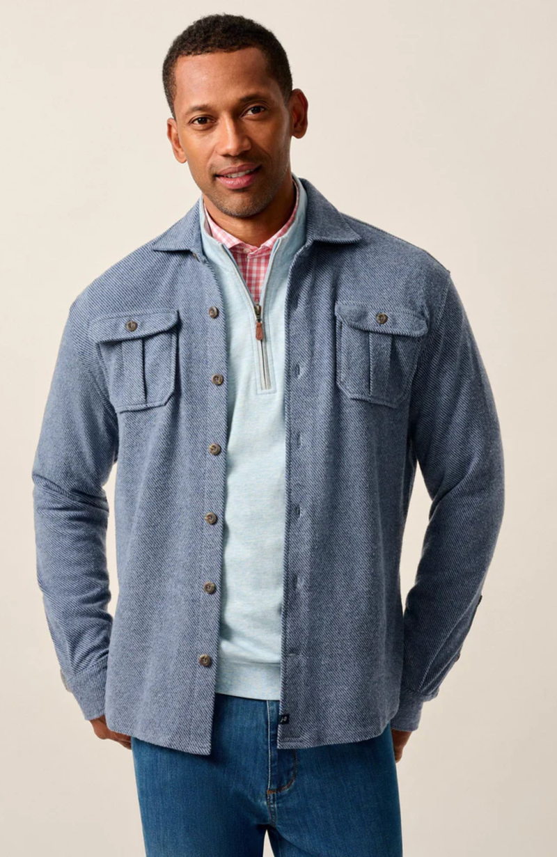 Johnnie-O - Carl Stretch Knit Flannel Lodge Shirt