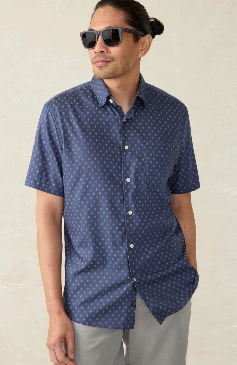 Faherty - Short Sleeve Movement Monterey Shirt