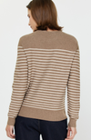 Current Air - Striped Crew Sweater
