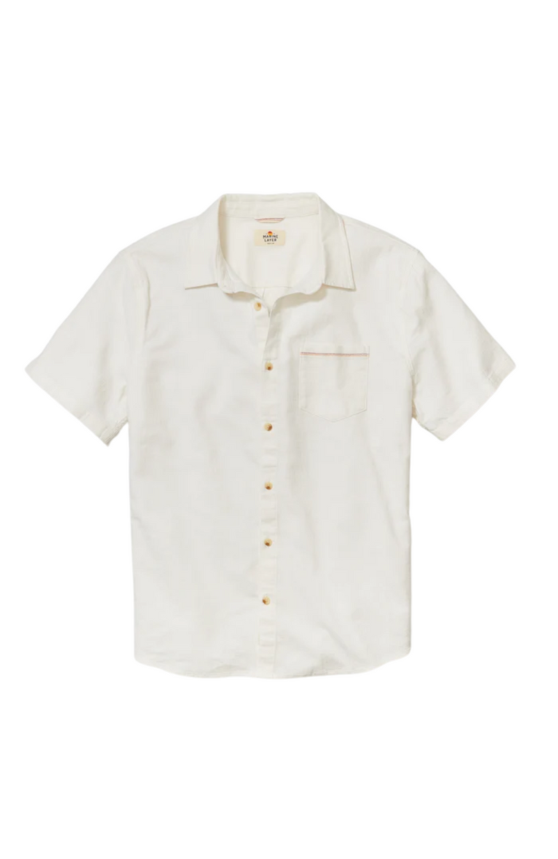 Marine Layer - Stretch Selvage Short Sleeve Shirt