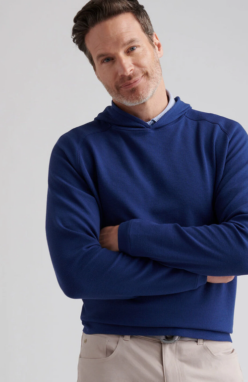 Peter Millar - Pine Waffle Perf Hoodie