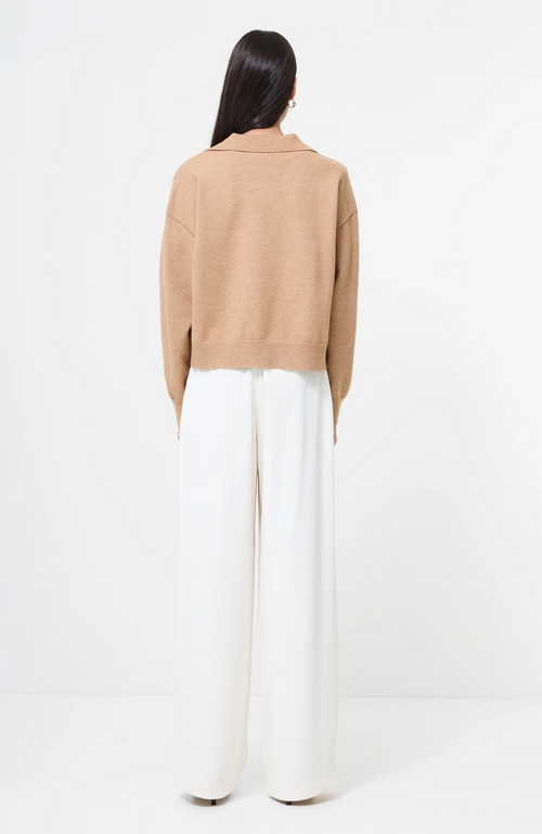 French Connection - Sloane Knit Collared Pullover
