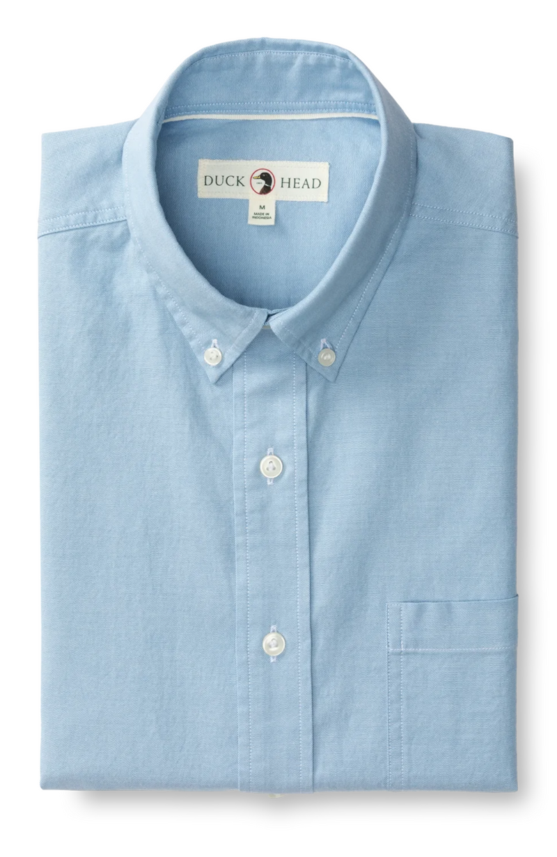 Duck Head - Cotton Oxford Sport Shirt Morris Solid