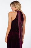 Bishop & Young - Luxe Velvet Bubble Hem Halter Top