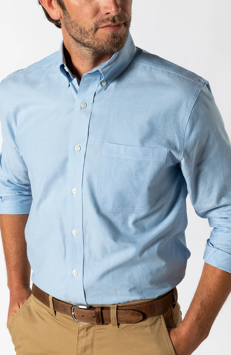 Duck Head - Cotton Oxford Sport Shirt Morris Solid