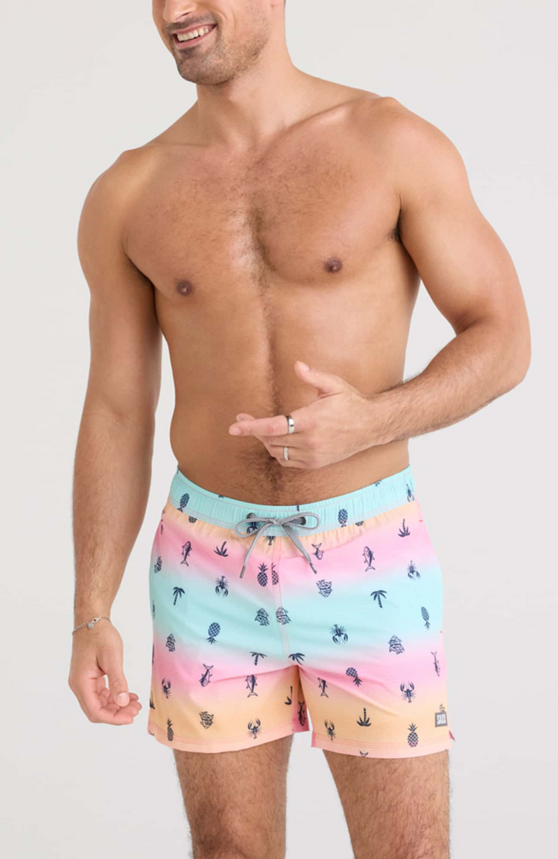 Saxx - Oh Buoy 2N1 Volley Swim Trunks 5"