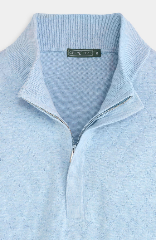 GenTeal - Bramlett Diamond Quilted Quarter Zip