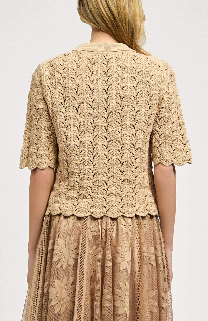 Current Air - Button Up Sweater