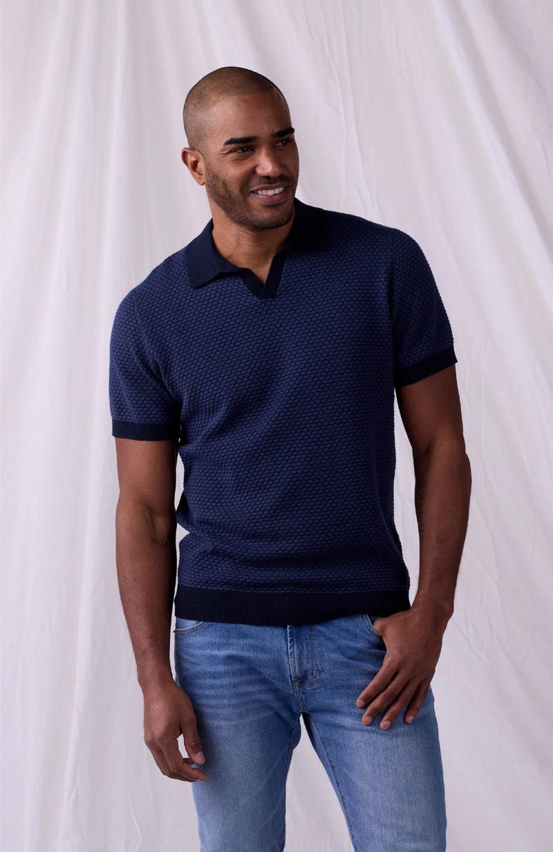 The Normal Brand - Robles Knit Jacquard Polo