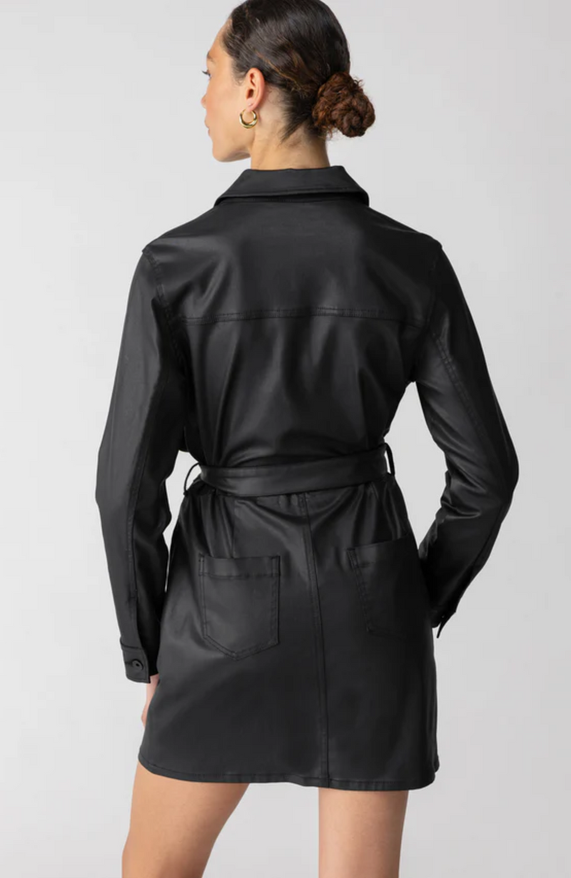 Sanctuary - Coated Denim Dress