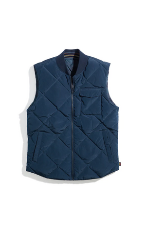 Marine Layer - Light Weight Reversible Puffer Vest