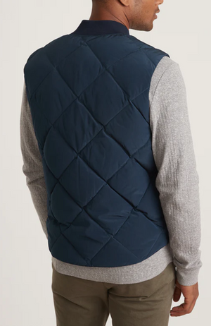 Marine Layer - Light Weight Reversible Puffer Vest