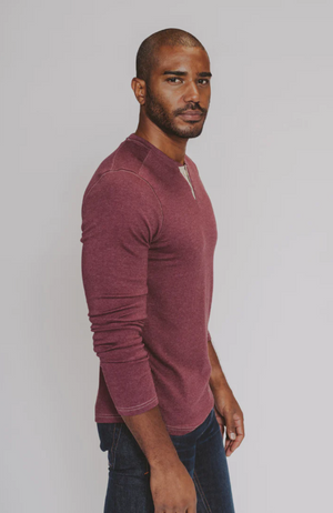 The Normal Brand - Puremeso Two Button Henley