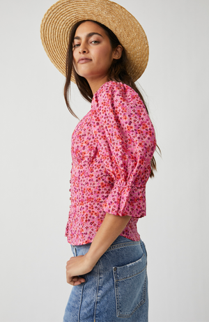 Free People - I Found You Printed Top