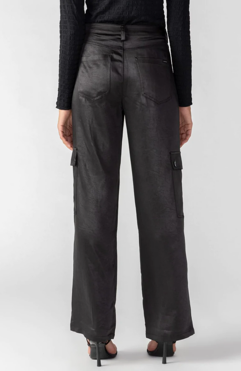 Sanctuary - Satin Ava Cargo Pant