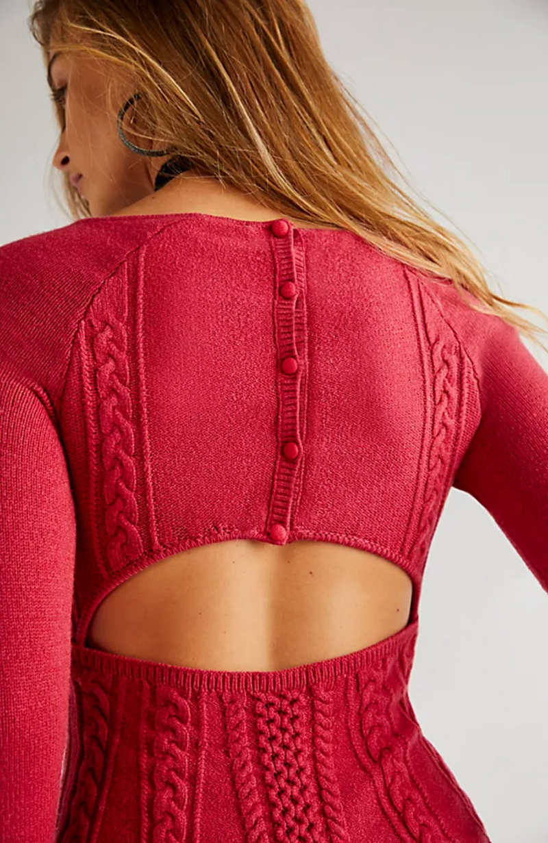 Free People - Small World Sweater Mini Dress