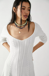 Free People - Small World Sweater Mini Dress
