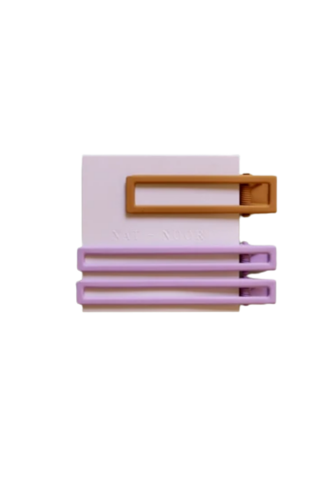 Yarrow Hair Clip in Lilac & Mustard