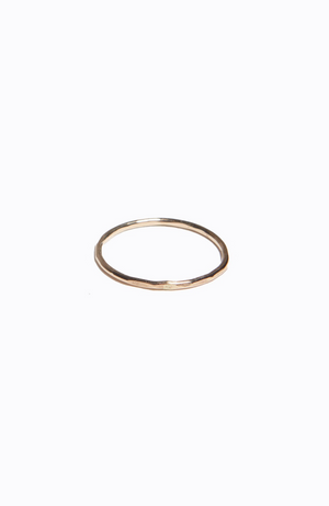 Able - Hammered Stacking Ring