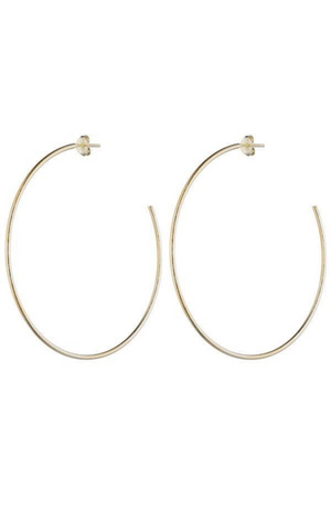 Sheila Fajl - Jillian Thin Rounded Hoop Earrings