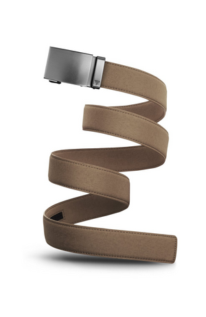 Mission Belts - Tan Canvas with Gunmetal Buckle Belt