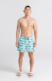 Saxx - Oh Buoy 2N1 Volley Swim Trunks 5"