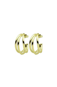 Sheila Fajl - Small Claire Triple Hoops