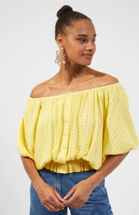 French Connection - Artemas Broderie Scoop Neck Top