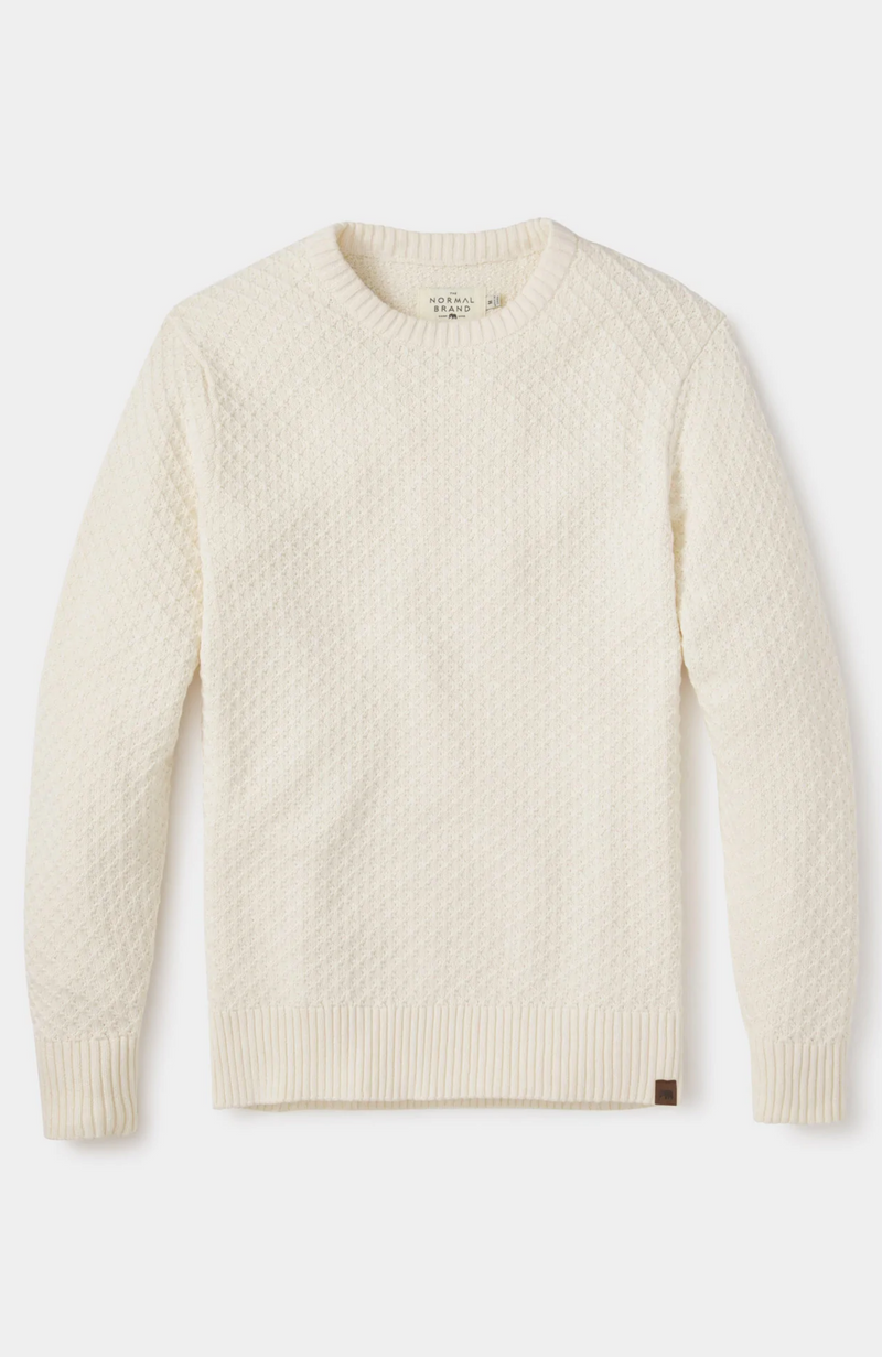 The Normal Brand - Pique Stitch Crew Sweater