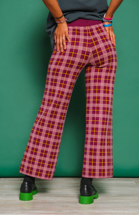 Daydreamer - Boysenberry Plaid Pant