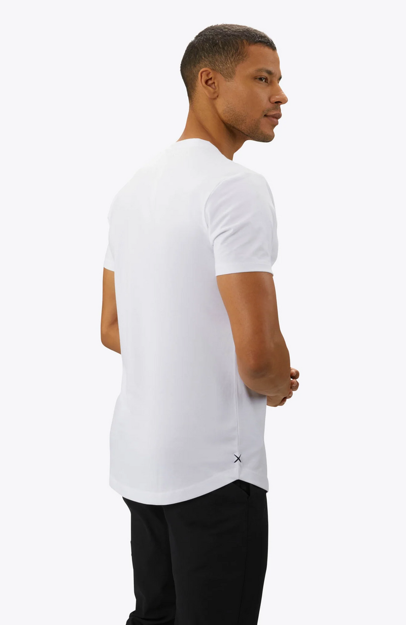 CUTS - Ao V-Neck Curve Hem Tee