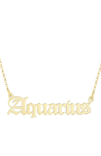 Electric Picks - Astrology Necklace
