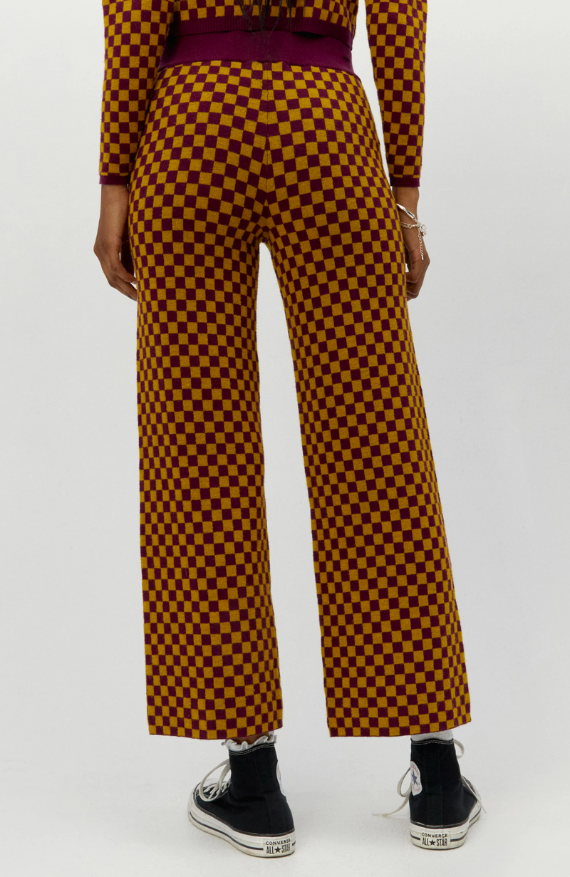 Daydreamer - Fig Check Pant