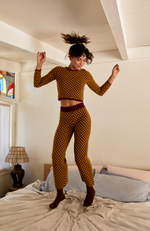 Daydreamer - Fig Check Pant