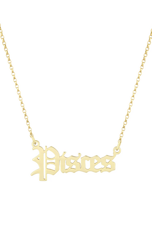 Electric Picks - Astrology Necklace