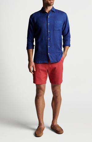 Peter Millar - Coastal Garment Dyed Linen Sport Shirt