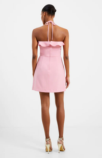French Connection - Whisper Ruffle Halter Neck Dress