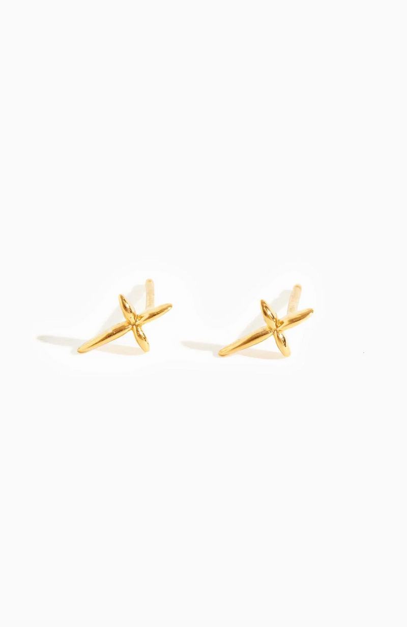 Able - Droplet Cross Studs