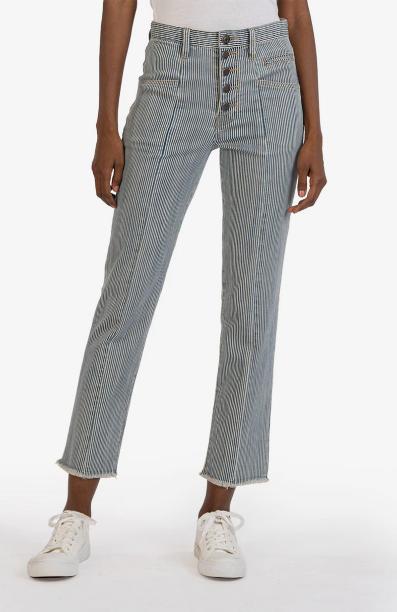 Kut From the Kloth - Reese Hi Rise Strght Ankle Straight Leg