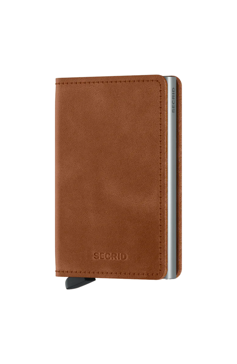 Secrid - Slimwallet Vintage Cognac Silver