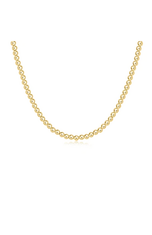 Enewton - 15" Classic 4Mm Gold Bead Choker