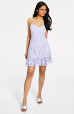 French Connection -  Binadari Cabello Lace Strappy Dress