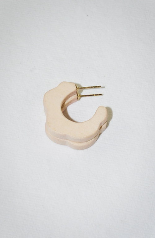 Binky & Lulu - Pearl Abalone Mini Hoop
