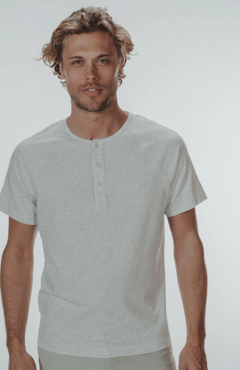 The Normal Brand - Active Short Sleeve Puremeso Henley