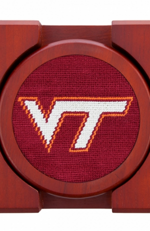 Smathers & Branson - Virginia Tech Needlepoint Coaster Set