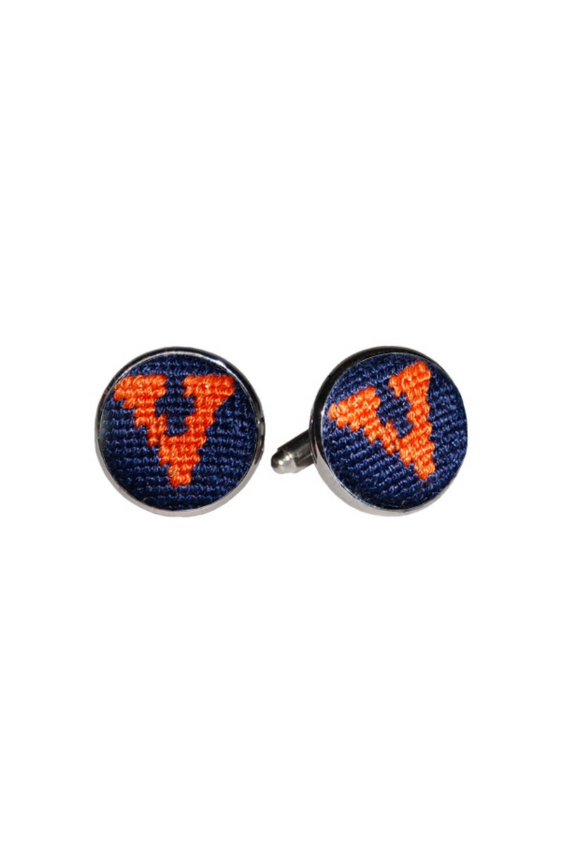 Smathers & Branson - UVA Needlepoint Cuff Links