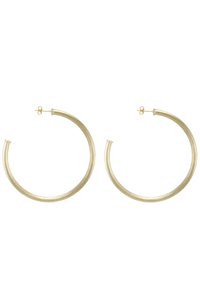 Sheila Fajl - 2.5" Diameter Hoop Earrings